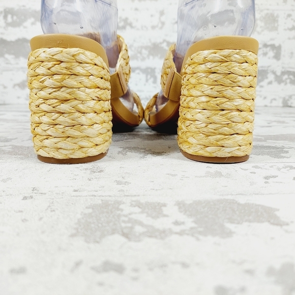 NEW Mia Tesi Yellow Braided Summer Casual Sandals C1054 - Picture 6 of 12